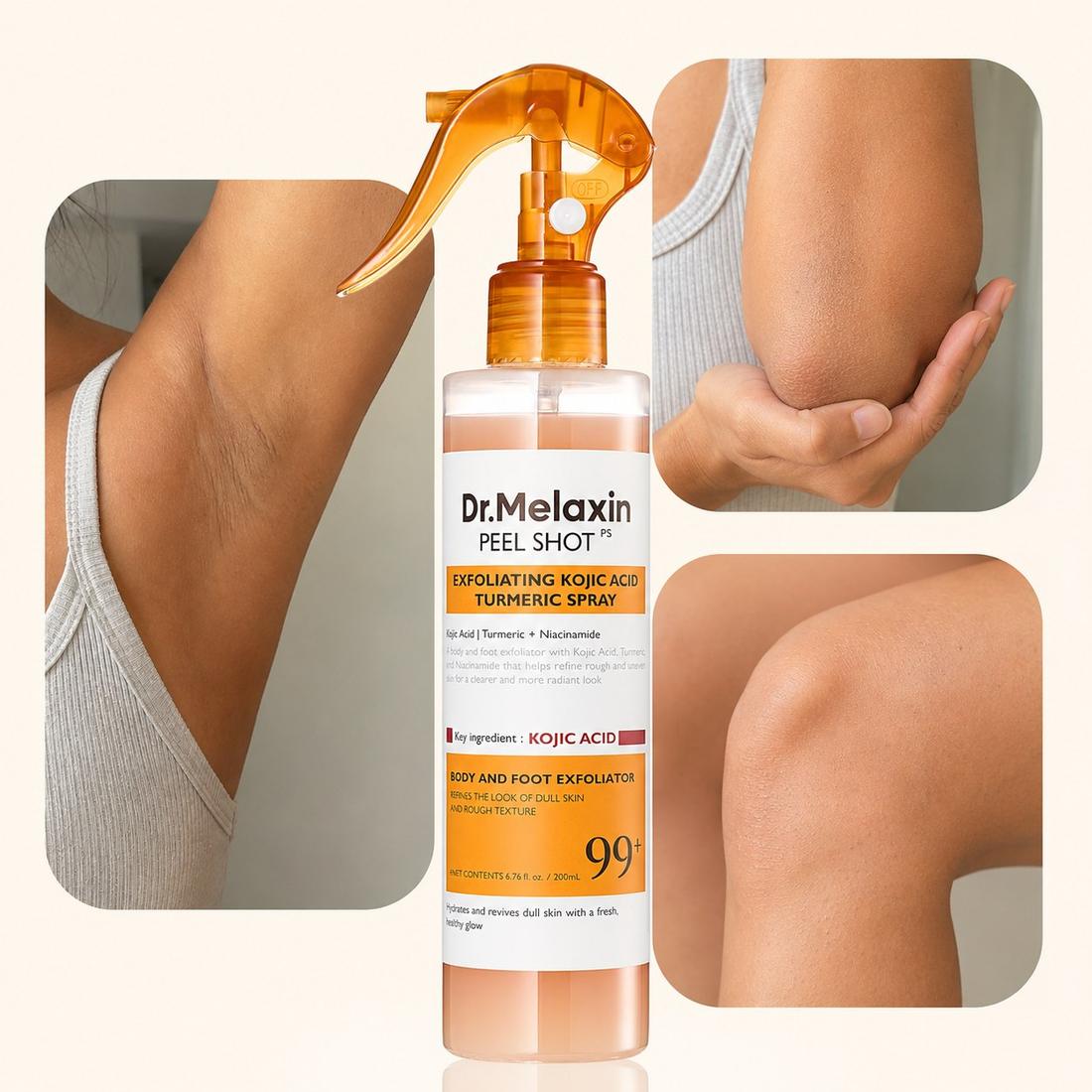 Dr. Melaxin Peel Shot para axilas, codos y rodillas