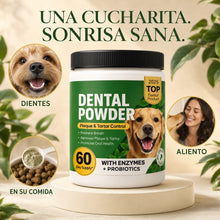 Dental Powder para perros: una cucharita, sonrisa sana