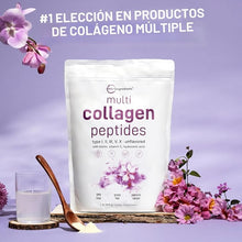 Micro Ingredients Polvo de péptidos de colágeno múltiple, 1 libra