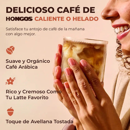 RYZE Mushroom Coffee - Café de Hongos Orgánico (30 porciones)