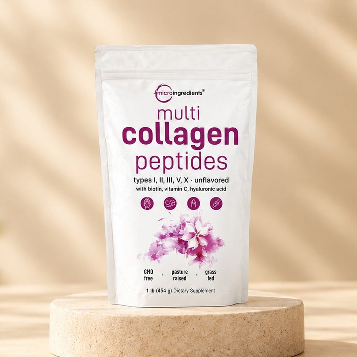 Bote de Multi Collagen Peptides de 454g